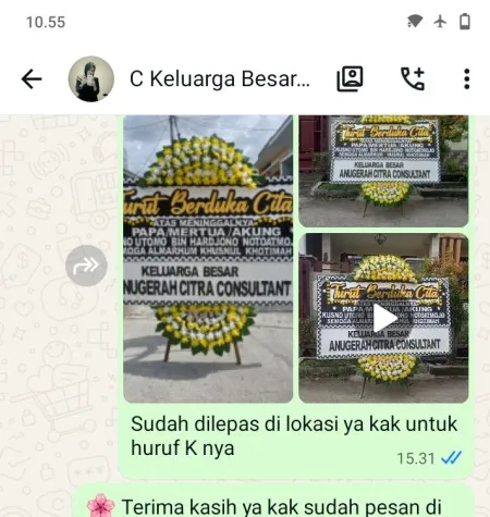 Pengiriman Papan Bunga Duka Cikampek