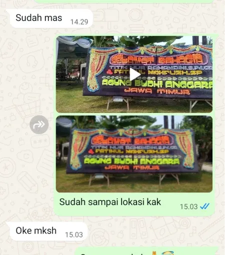 Pengiriman Papan Bunga Cikampek