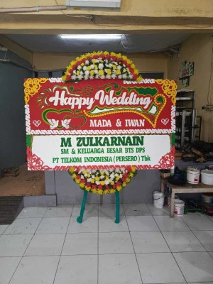 Papan Bunga di Cikampek