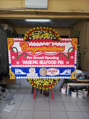 Papan Bunga di Cikampek