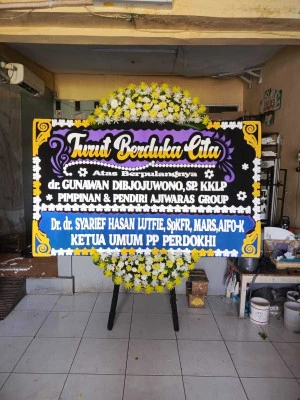 Papan Bunga di Cikampek